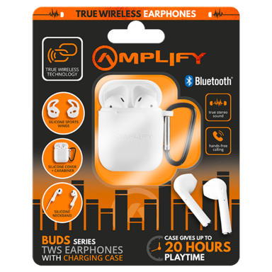 Amplify Buds Series True Wireless Earphones with Accessories