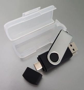 Dual Type-C Swivel Flash Drive