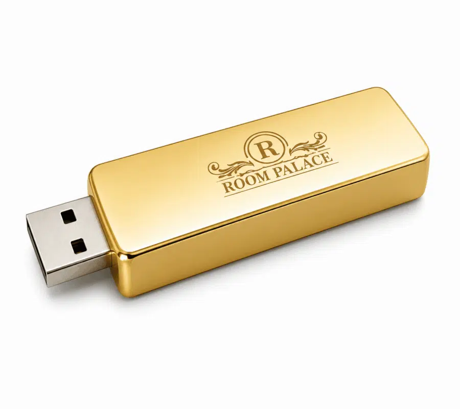 16GB Gold Bar USB Flash Drive