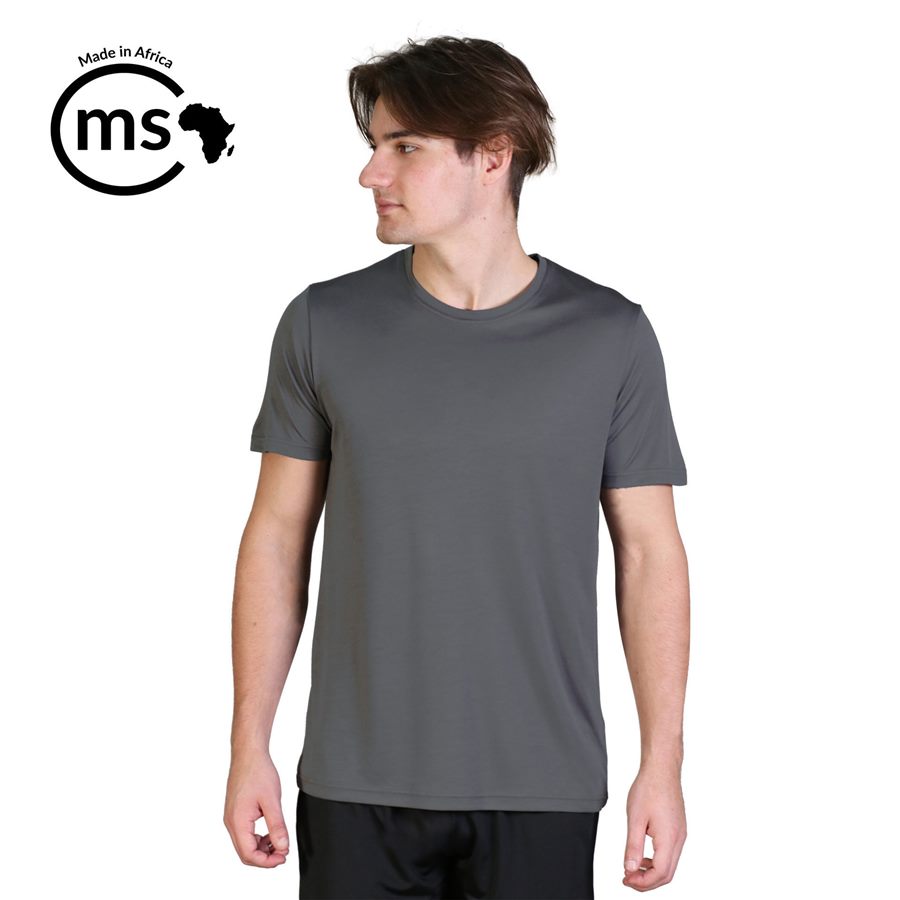 Unisex Lifestyle Sports T-Shirt - Charcoal - While Stocks Last