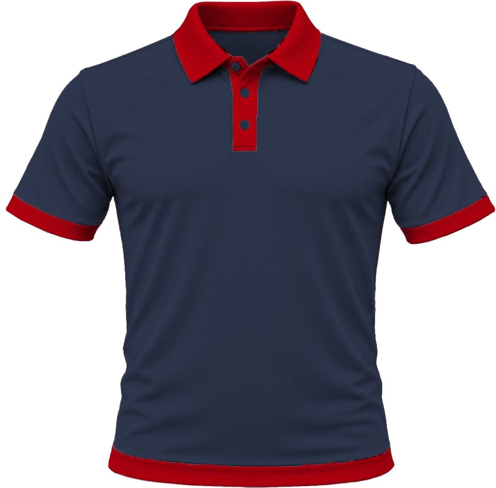 Summer Range Ringer Kids Golf Shirt, Fitted Short Sleeve, Birdseye