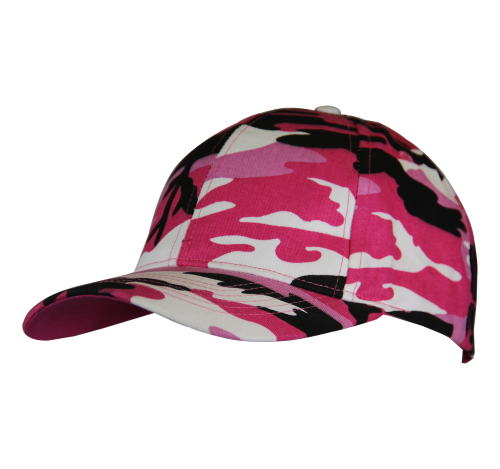 CAMO CAP (ITEM SC04-PB PINK | BLACK CAMO)