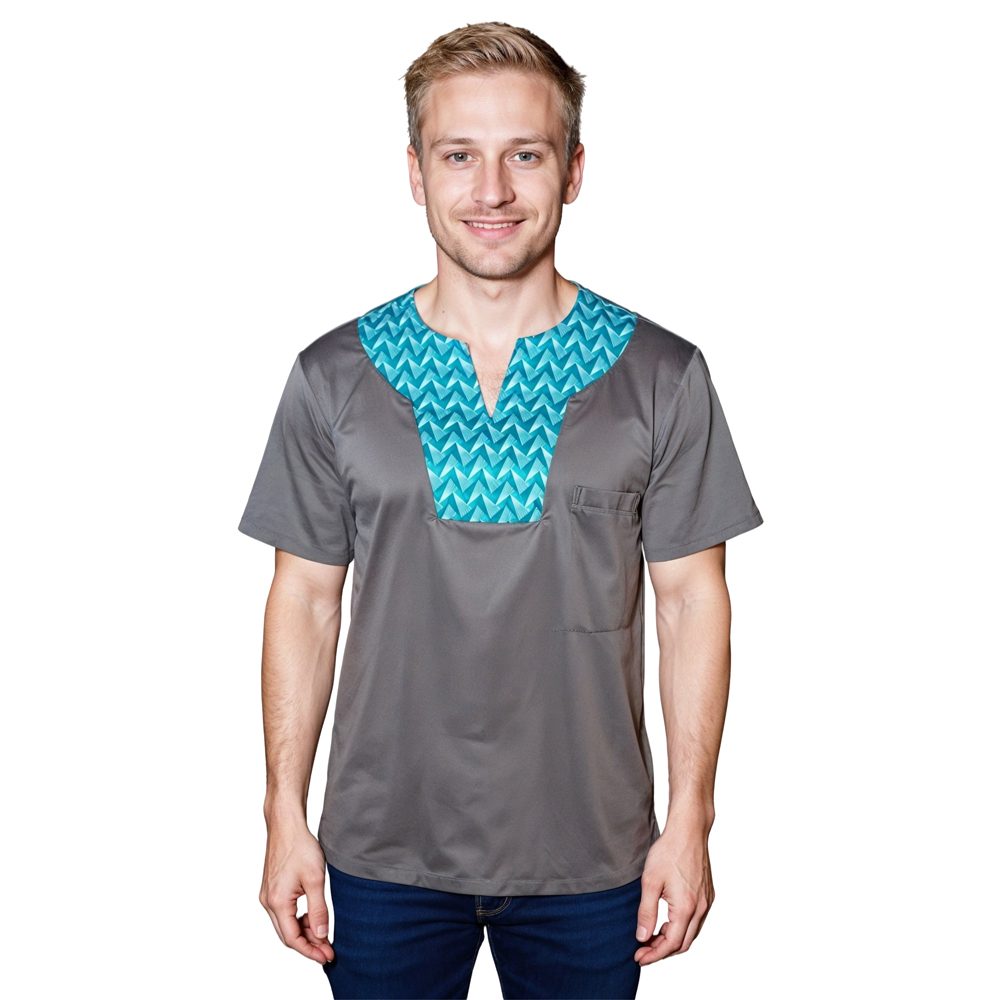 Amhara Shweshwe Scrubs Men's