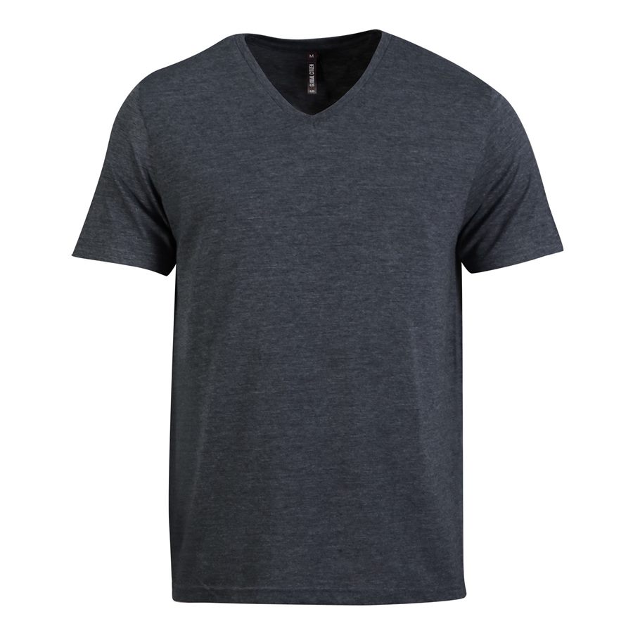 140g Urban Lifestyle V-Neck T-Shirt - Graphite Melange - While Stocks Last