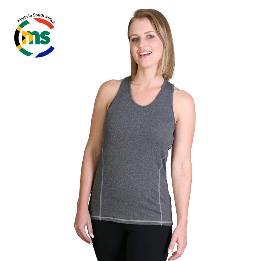 Ladies' Active Top - Graphite Melange - While Stocks Last