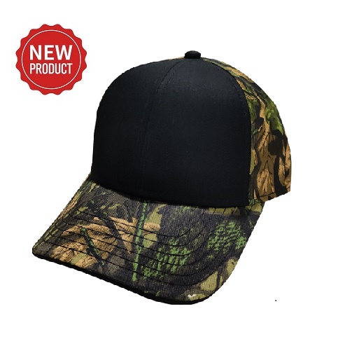 TWO TONE CAMO CAP -BLACK/GREEN (SC09 BLACK/GREEN )
