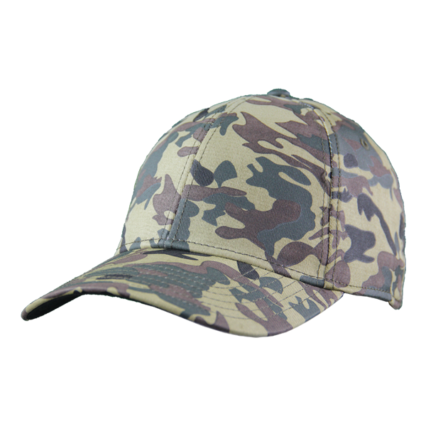 SPANDEX CAMO CAP (ITEM CMS02 BROWN)