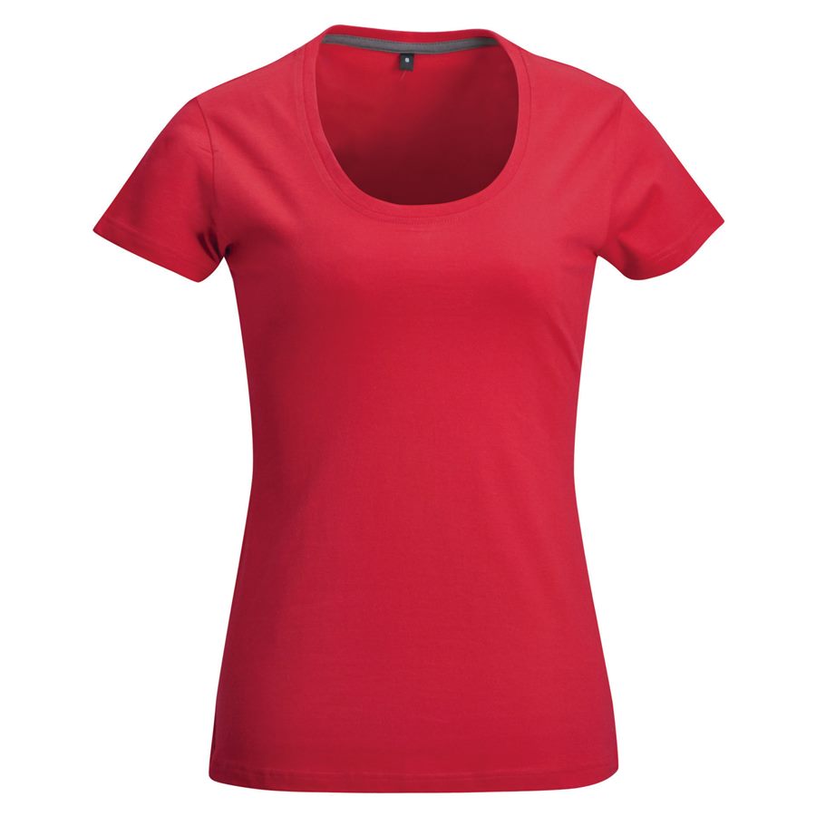 Ladies 150g Fashion Fit T-Shirt - Red - End Of Range