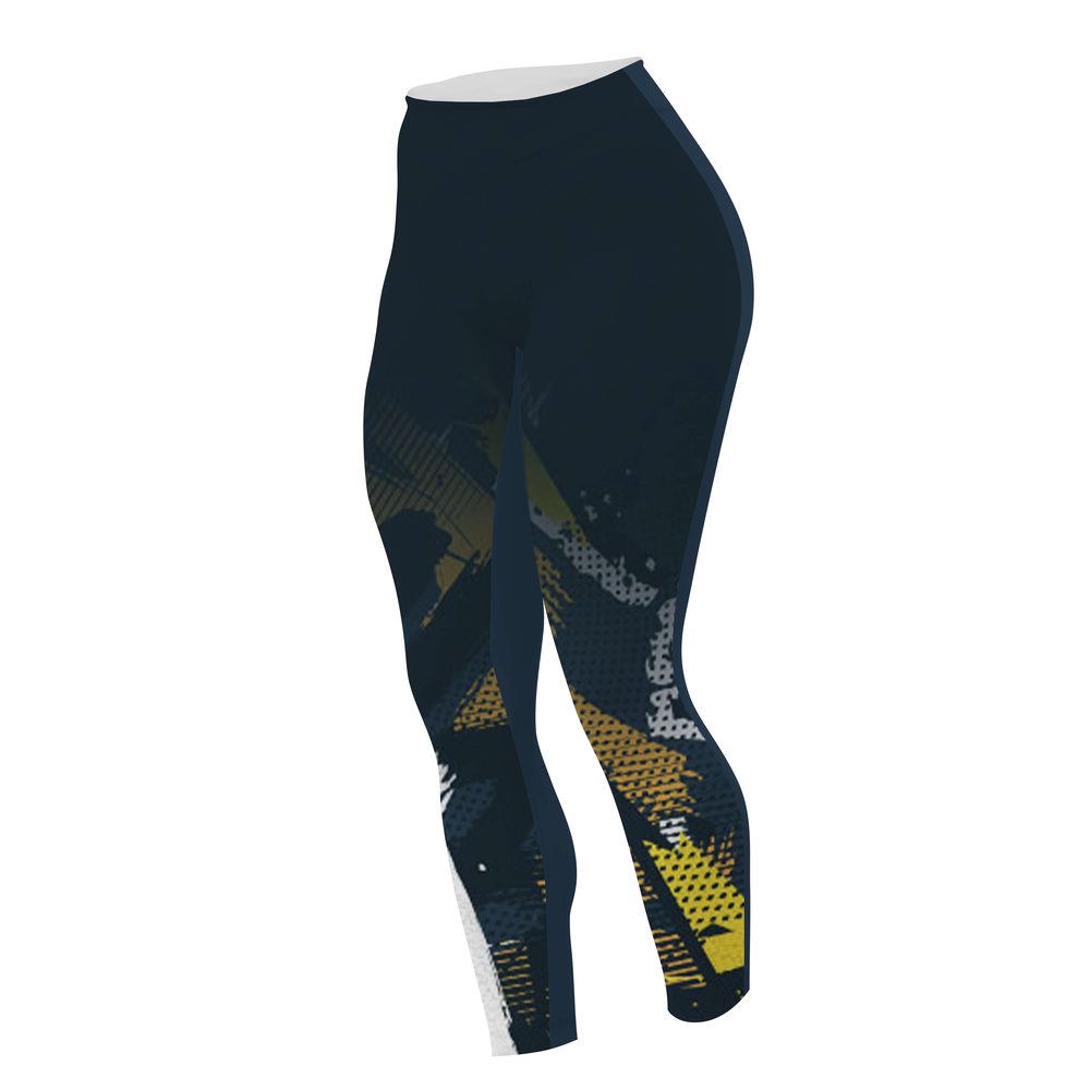 Dye Sub Ladies Tights, 3/4 Length
