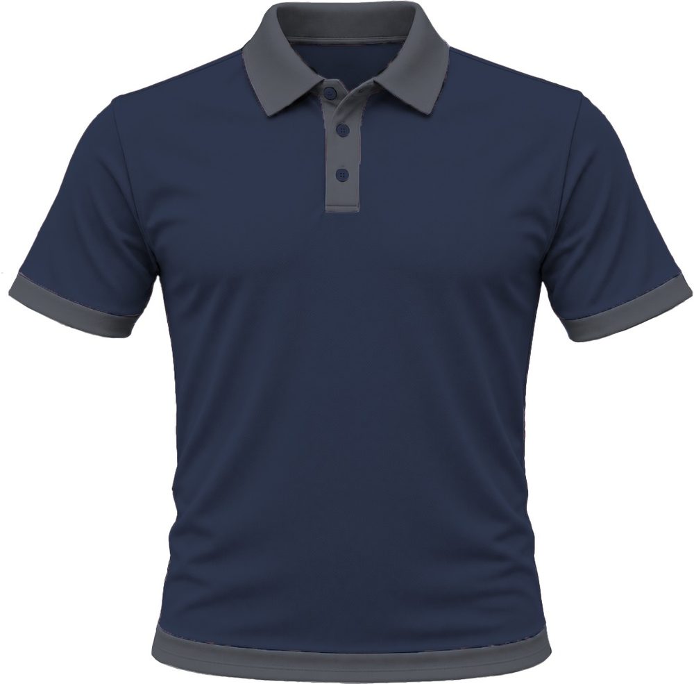 Contrast collar golf shirt