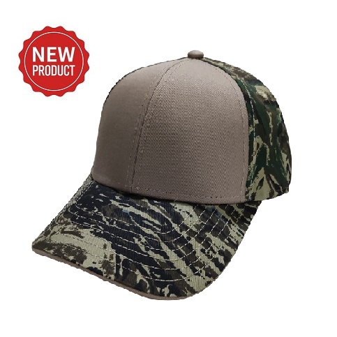 TWO TONE CAMO CAP -KHAKI/PSYCHEDELIC (SC09 KHAKI/PSYCHEDELIC )