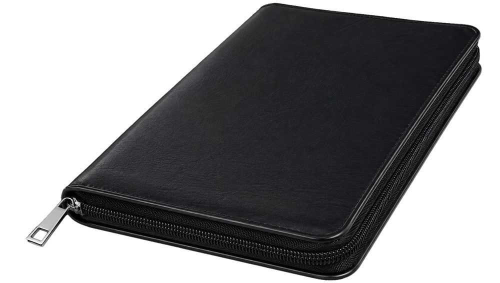 A5 Maven Metallic Zipper Notebook
