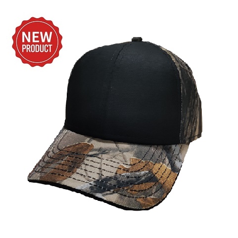 TWO TONE CAMO CAP -BLACK/GREY (SC09BLACK/GREY )