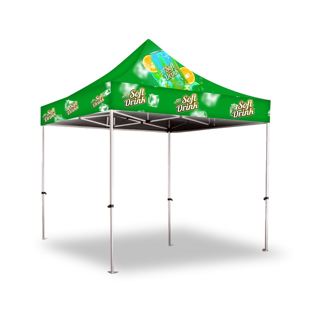 Gazebo 2 x 2m, Dye Sub, Aluminium, Complete