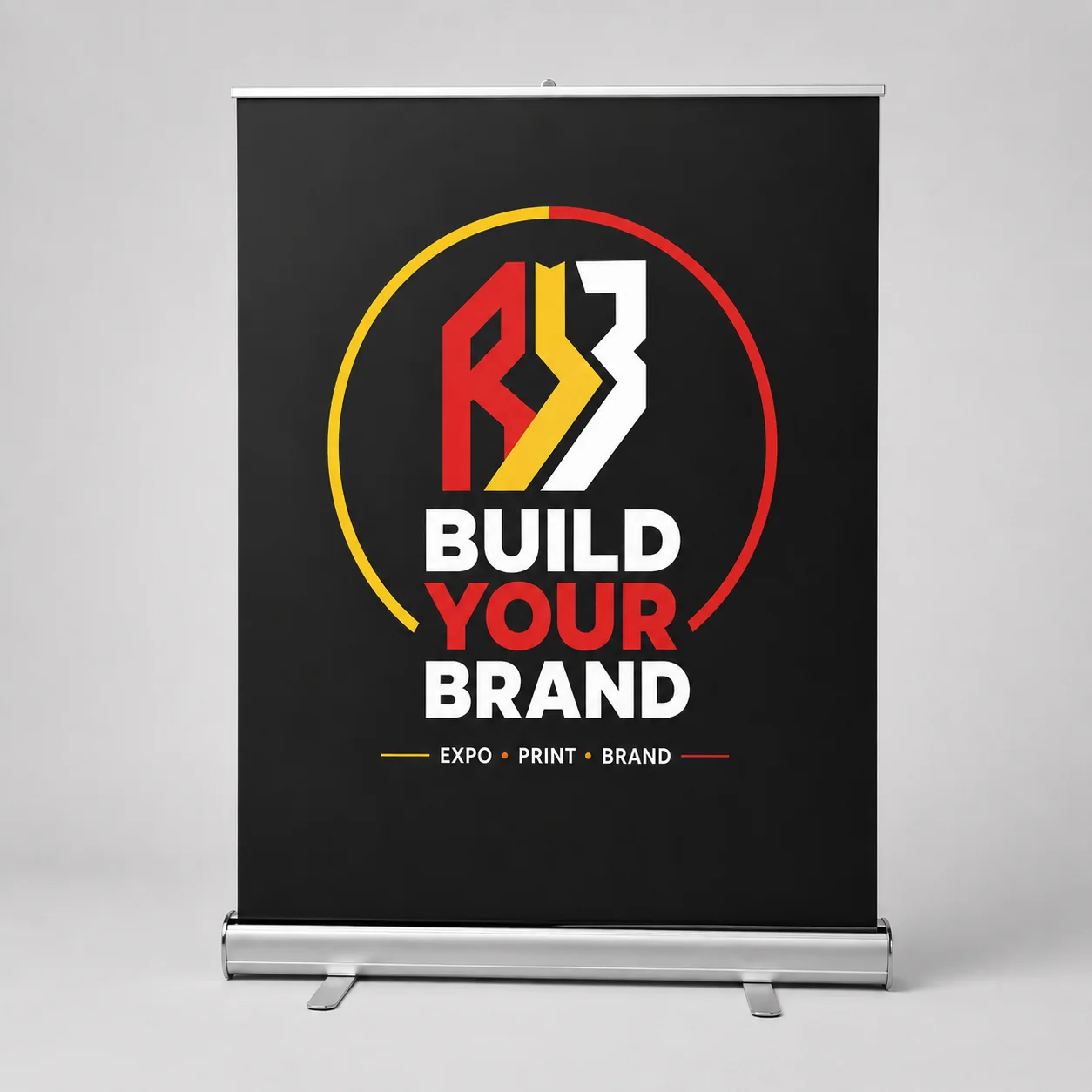 Build Your Brand 1.2m Standard Pull-Up Banner - Complete
