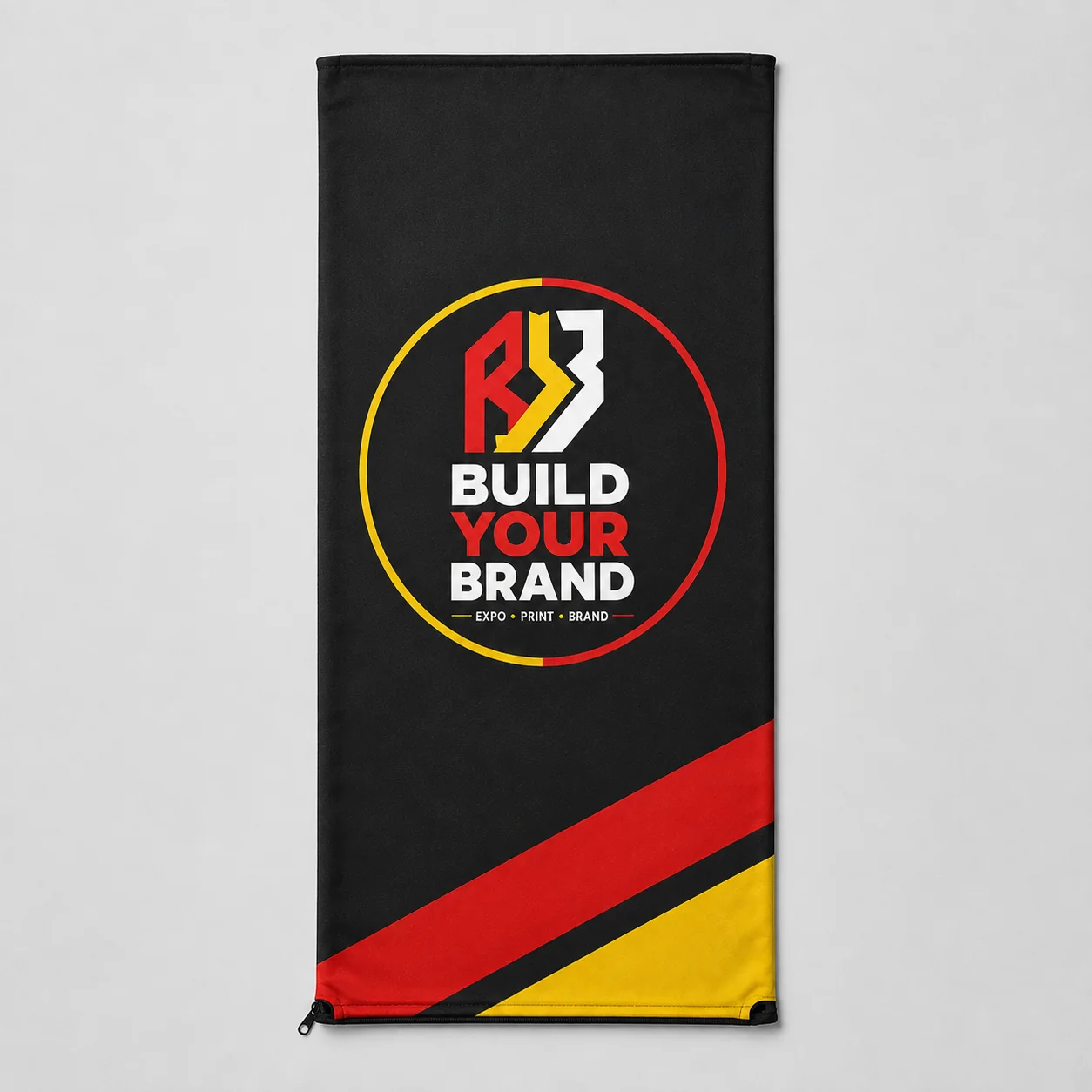 Build Your Brand Deluxe 800mm x 2m Fabric Banner Slimline Display - Skin Only